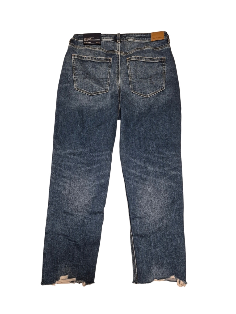 NWT American Eagle Super High-Rise Strigid Mom Jeans in size 12 Short - Picture 6 of 10